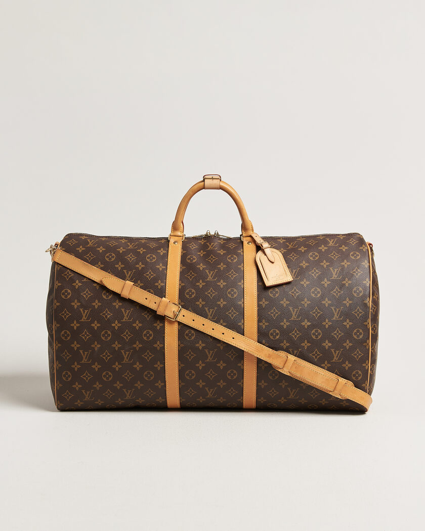 Louis Vuitton Pre-Owned Keepall Bandoulière 60 Monogram – Bruin