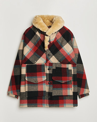 Filson Wool Lined Packer Coat Red/Cream/Blue Plaid – Meerkleurig