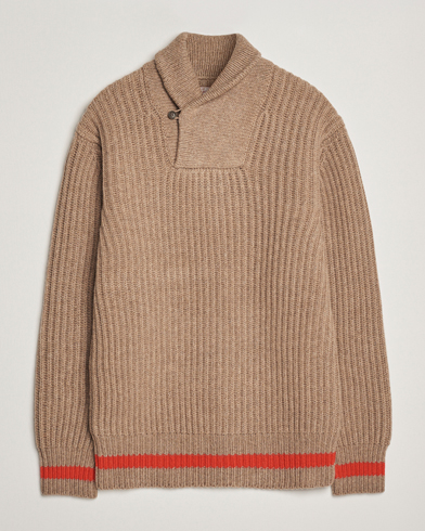 Heren | Filson | Filson Bristol Shawl Neck Sweater Oatmeal