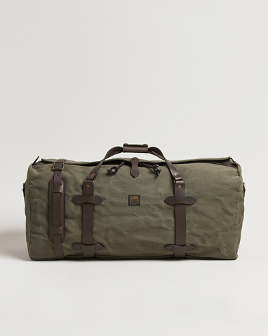 Filson Rugged Twill Duffle Large Otter Green – Groen