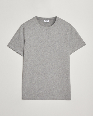 Filippa K Soft Lycra T-Shirt Mid Grey Melange – Grijs