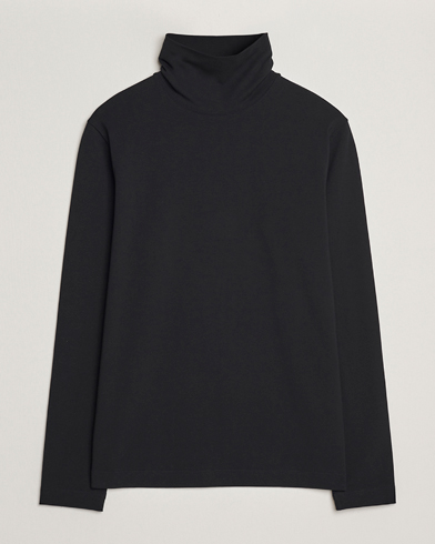 Filippa K Organic Cotton Stretch Turtleneck Black – Zwart