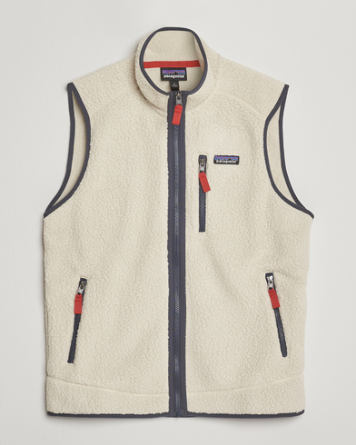 Patagonia Retro Pile Vest Pelican – Wit