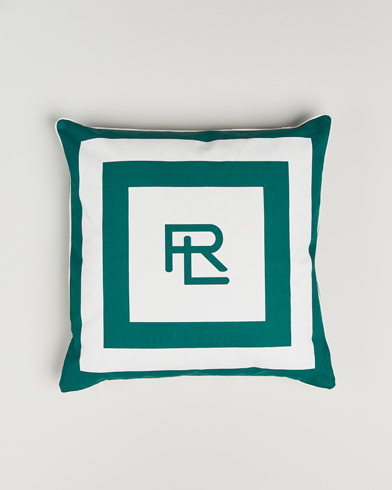 Ralph Lauren Home Holton Throw Pillow Green/White – Groen