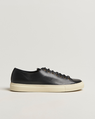 Buttero Tanino Leather Sneaker Black – Zwart