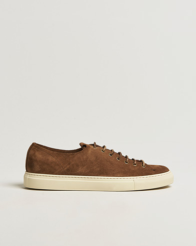 Buttero Tanino Suede Sneaker Dark Brown – Bruin