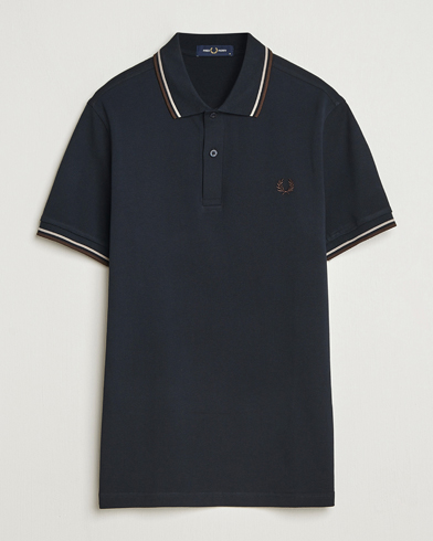 Fred Perry Twin Tipped Shirt Navy – Blauw
