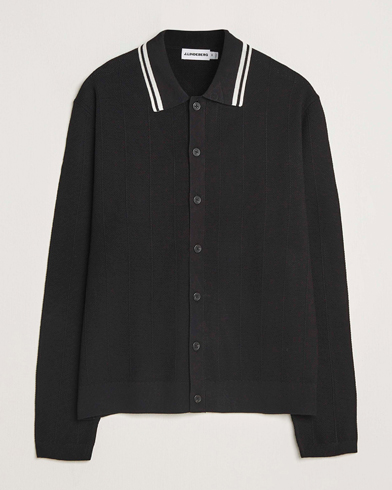J.Lindeberg Willem Structured Cardigan Black – Zwart