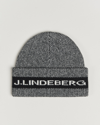 J.Lindeberg Ernie Beanie Black Melange – Zwart