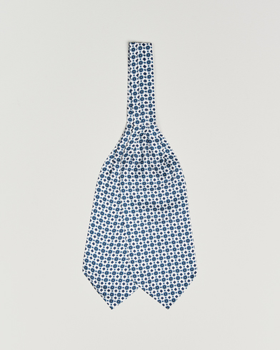 Amanda Christensen Silk Twill Medallion Ascot White – Wit