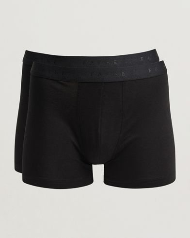 Falke 2-Pack Cotton Boxer Briefs Black – Zwart