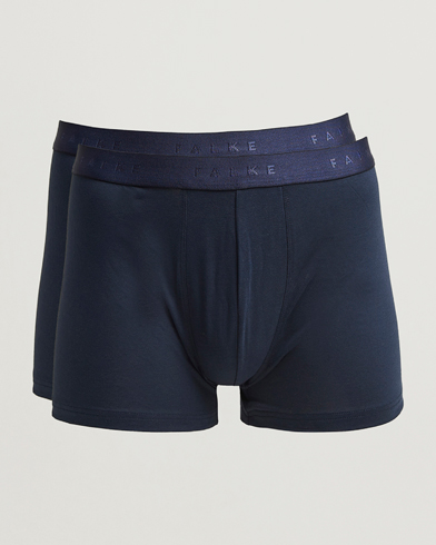 Falke 2-Pack Cotton Boxer Briefs Midnight – Blauw