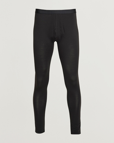 Falke Clima Wool Long Tights Black – Zwart