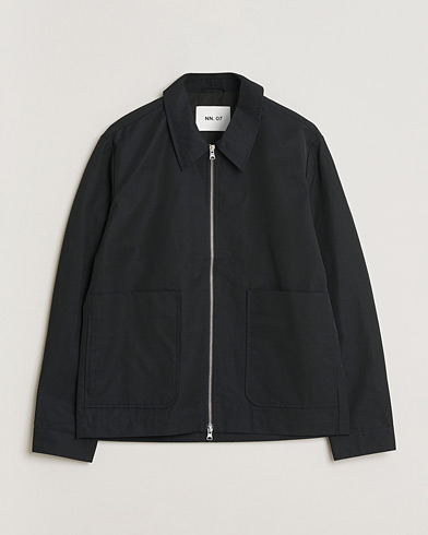 NN07 Gael Nylon Jacket Black – Zwart