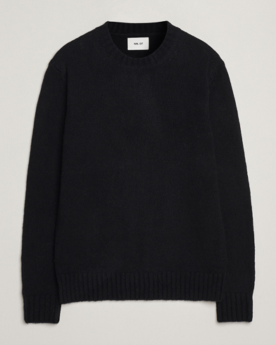 NN07 Lee Wool Knitted Sweater Black – Zwart