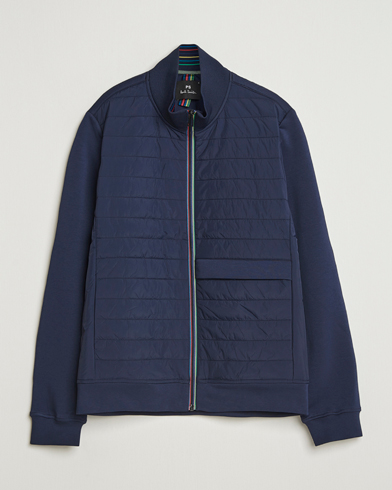 PS Paul Smith Mixed Media Jacket Navy – Blauw