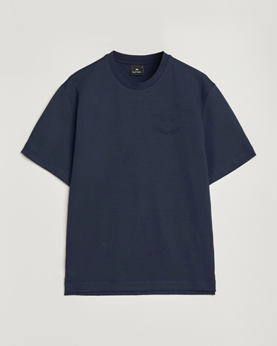 PS Paul Smith Casual Fit Happy T-Shirt Navy – Blauw