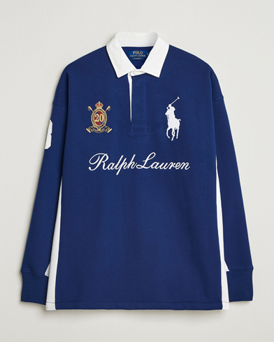 Polo Ralph Lauren Big Pony Rugby Sweater Fall Royal – Blauw