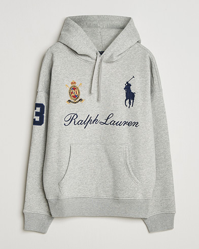 Polo Ralph Lauren Big Pony Hoodie Andover Heather – Grijs