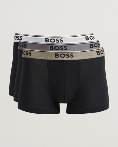 BOSS BLACK 3-Pack Trunk Black – Zwart