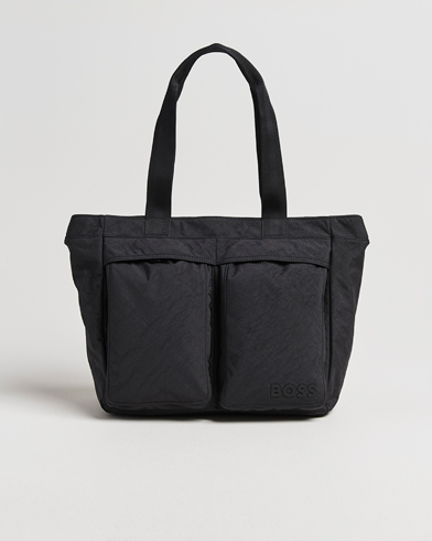 BOSS BLACK Catch Nylon Tote Bag Black – Zwart