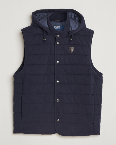 Polo Ralph Lauren Double Knitted Vest RL Navy – Blauw