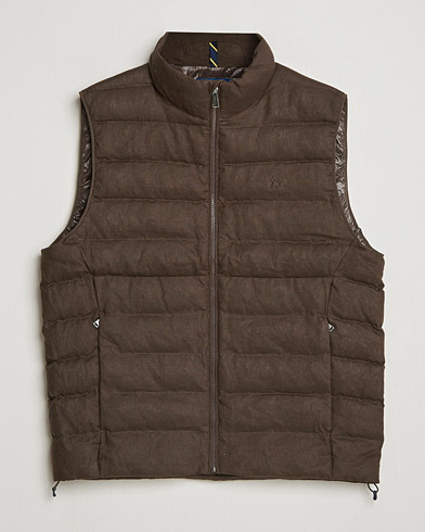 Polo Ralph Lauren Colden Vest Nutmeg Brown – Bruin