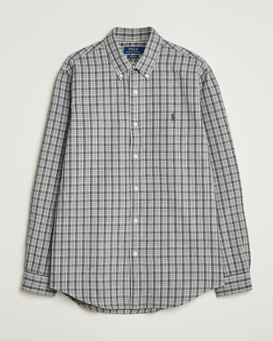 Polo Ralph Lauren Custom Fit Checked Shirt Grey Heather Multi – Grijs