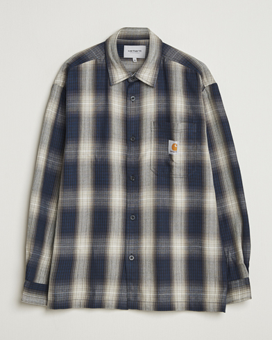 Carhartt WIP Harlin Checked Shirt Jupiter – Grijs