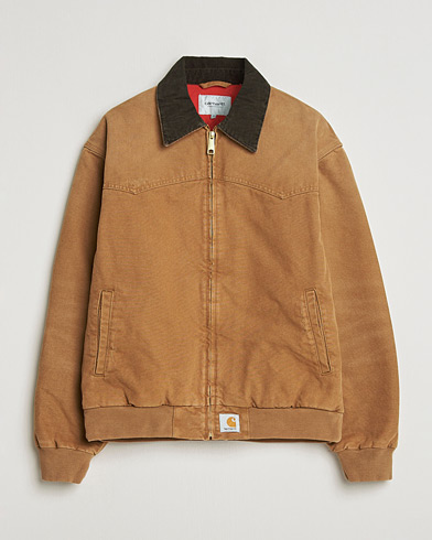Carhartt WIP OG Santa Fee Jacket Hamilton Brown Grind Washed – Bruin
