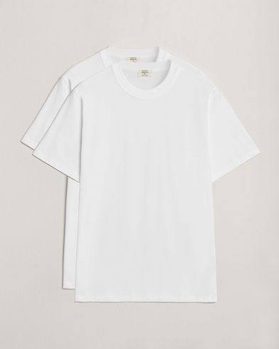 Armor Lux for Care of Carl 2-Pack Heritage Callac T-Shirt White/White – Wit