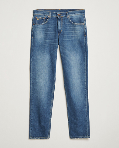 Oscar Jacobson Johan Cotton Stretch Jeans Vintage Wash – Blauw