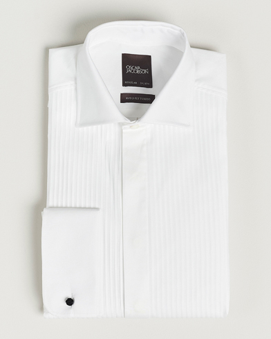 Oscar Jacobson Reg Fit Cut Away Tuxedo Double Cuff White – Wit