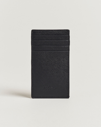 Oscar Jacobson Card Holder Leather Black – Zwart