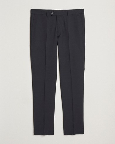 Oscar Jacobson Denz Wool Blend Trousers Black – Zwart