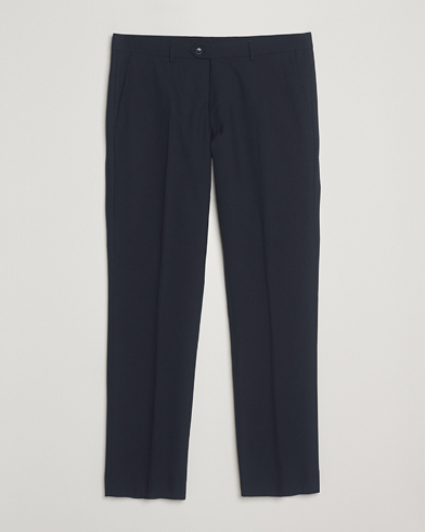 Oscar Jacobson Dandy Wool Trousers Navy – Blauw