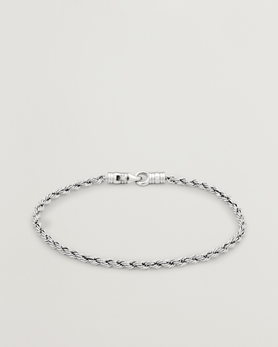 Tom Wood Rope Bracelet Silver – Zilver