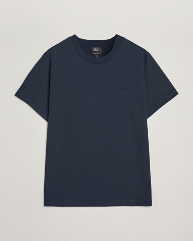 A.P.C. Embroidered APC T-Shirt Dark Navy – Blauw