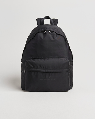 A.P.C. Backstage Nylon Cordura Backpack Black – Zwart