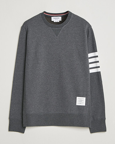 Thom Browne Classic 4 Bar Loopback Sweatshirt Dark Grey – Grijs