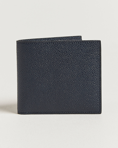 Thom Browne Pebble Grain Leather Wallet Navy – Blauw