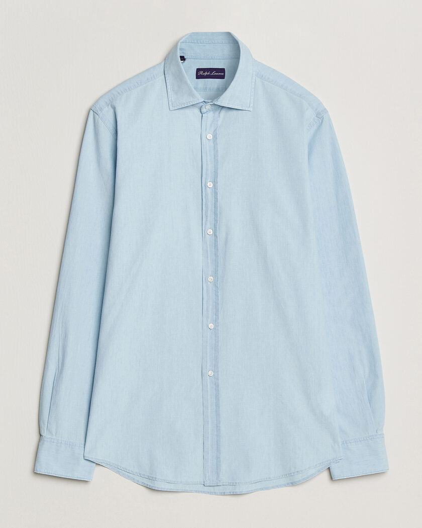 Ralph Lauren Purple Label Cooper Work Shirt Medium Wash – Blauw