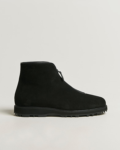 Myrqvist Funäs Boot Black Suede – Zwart