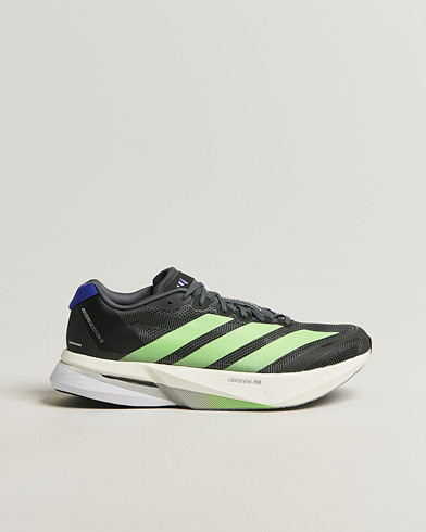 adidas Performance Adizero Boston 13 Black/Lime – Groen