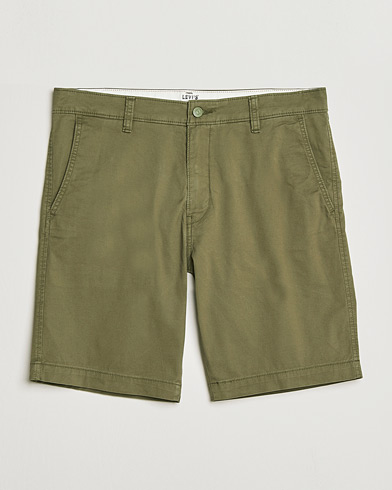 Levi's Garment Dyed Chino Shorts Bunker Olive – Groen
