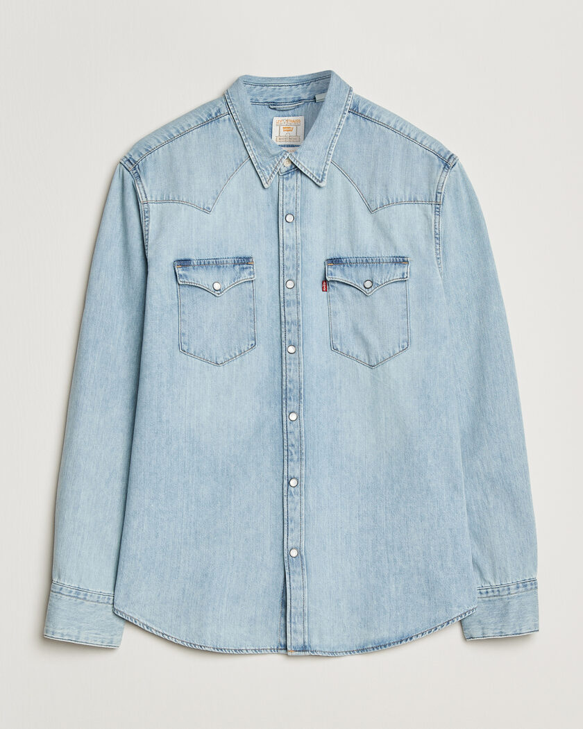 Levi's Barstow Western Standard Shirt Worn In Blue – Blauw