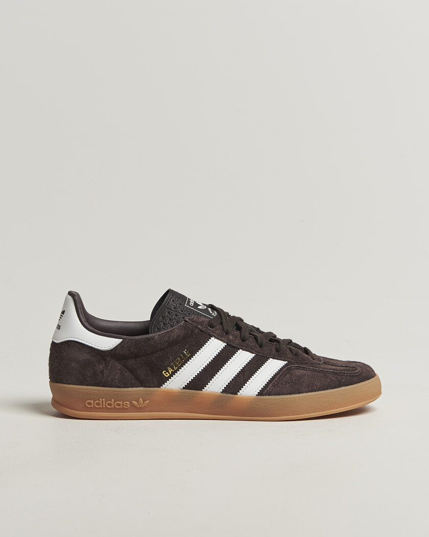 adidas Originals Gazelle Indoor Sneaker Brown/White – Bruin