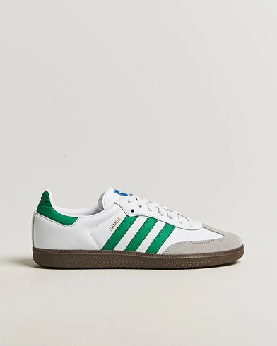 adidas Originals Samba OG Sneaker White/Green – Wit