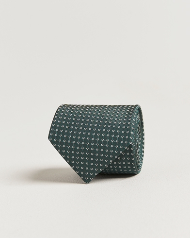 Brioni Microstructure Silk Tie Green – Groen