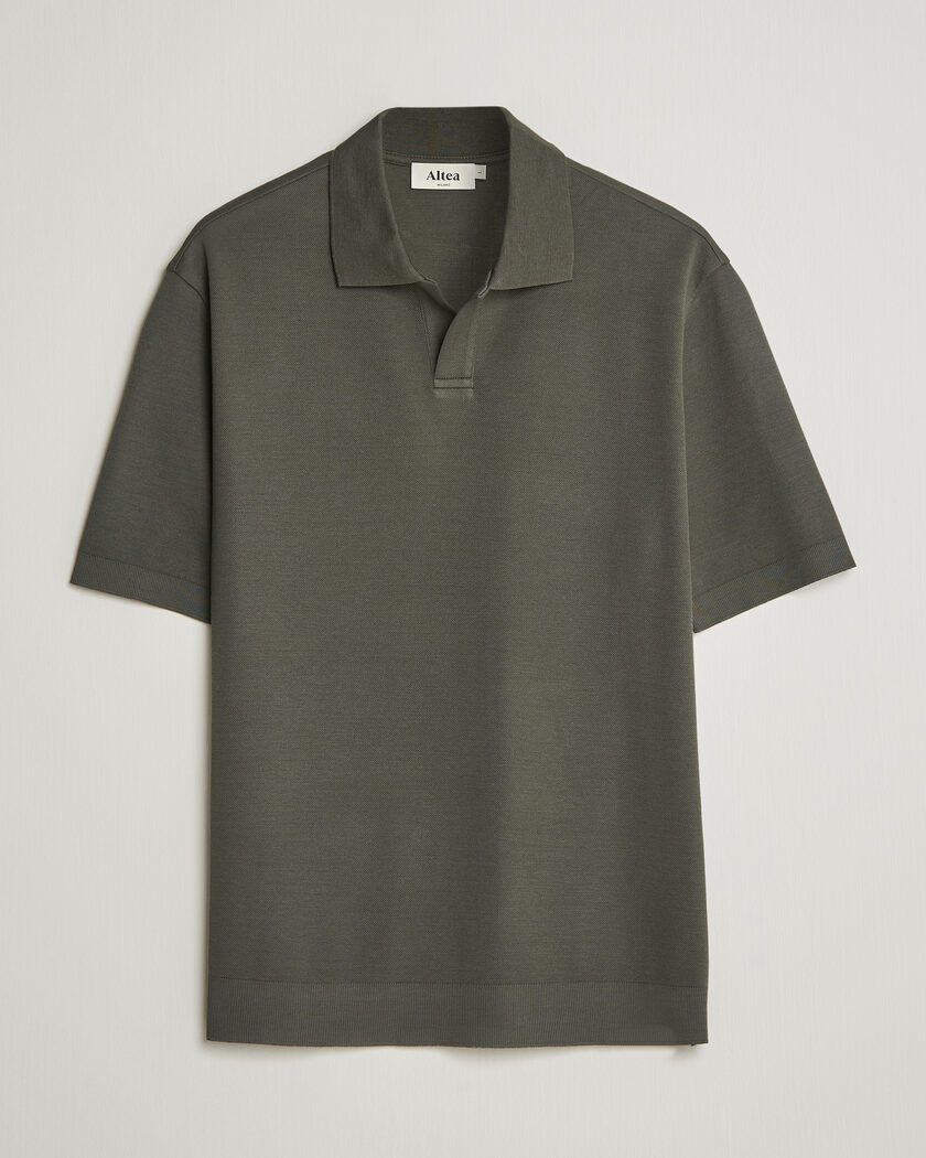 Altea Jersey Piquet Polo Dark Green – Groen